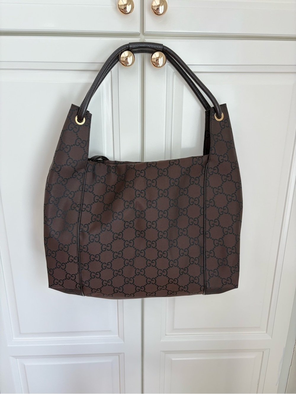 Gucci Brown GG Canvas Shoulder Bag